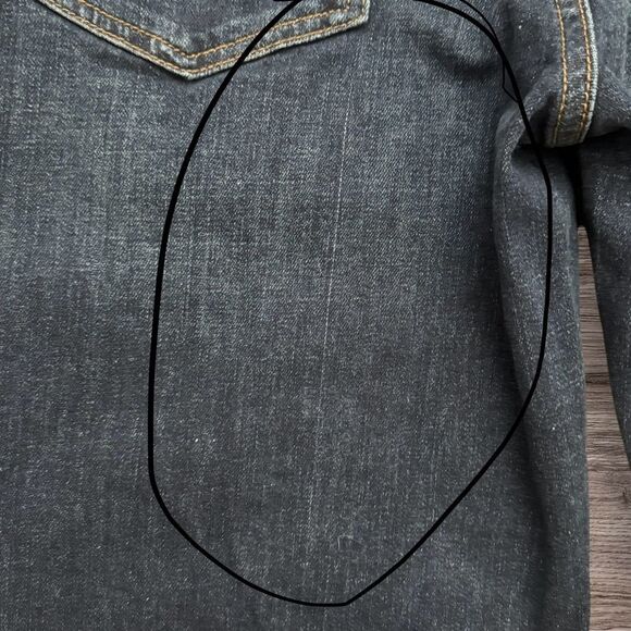 Banana Republic High-Rise Straight Dark Wash Jeans Size 27/4 - Picture 9 of 9